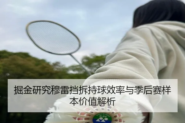 掘金研究穆雷挡拆持球效率与季后赛样本价值解析 | leyu